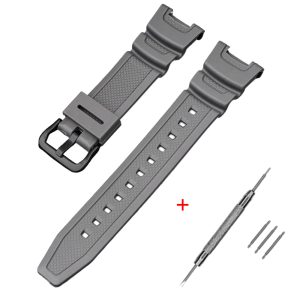 Наручний годинник Ремінець для Casio SGW-100 Gray BK img-1