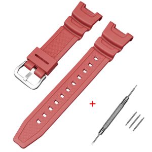 Наручний годинник Ремінець для Casio SGW-100 Red SI img-1