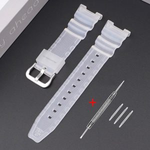 Наручний годинник Ремінець для Casio G-Shock SGW-100 Translucent Silver img-1