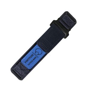 Наручний годинник Ремінець для годинника Nylon Blue 22 мм img-1