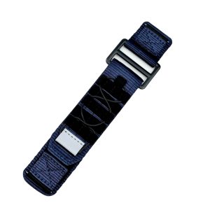 Наручний годинник Ремінець для годинника Nylon Pro Blue 20 мм img-1