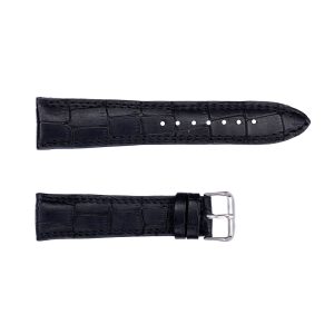 Наручний годинник Ремінець шкіряний 648 24x20 XL чорний крокодил img-1