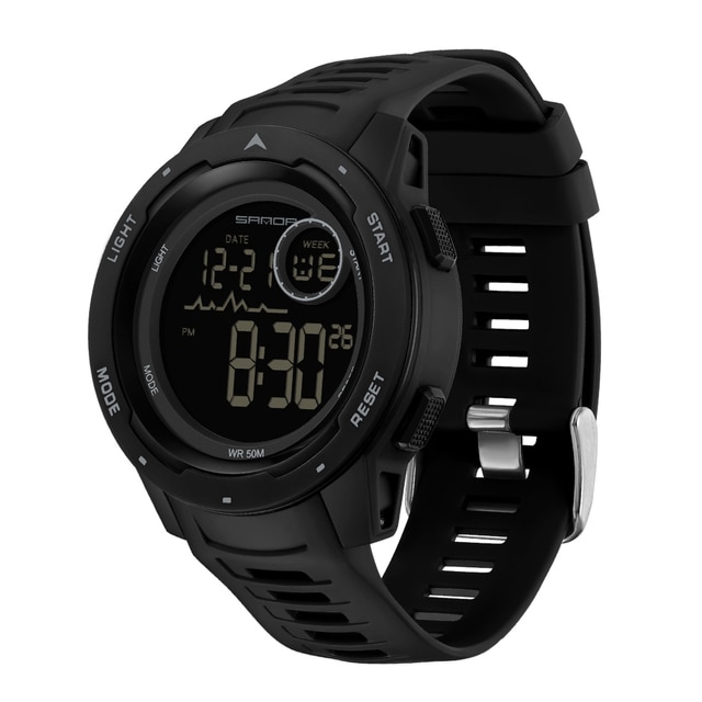 Наручний годинник Sanda 2125 All Black img-1