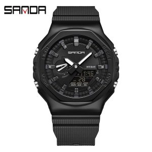 Наручний годинник Sanda 3167 All Black img-1