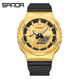 Наручний годинник Sanda 3167 Gold img-1