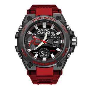 Наручний годинник Sanda 3311 All Red img-1