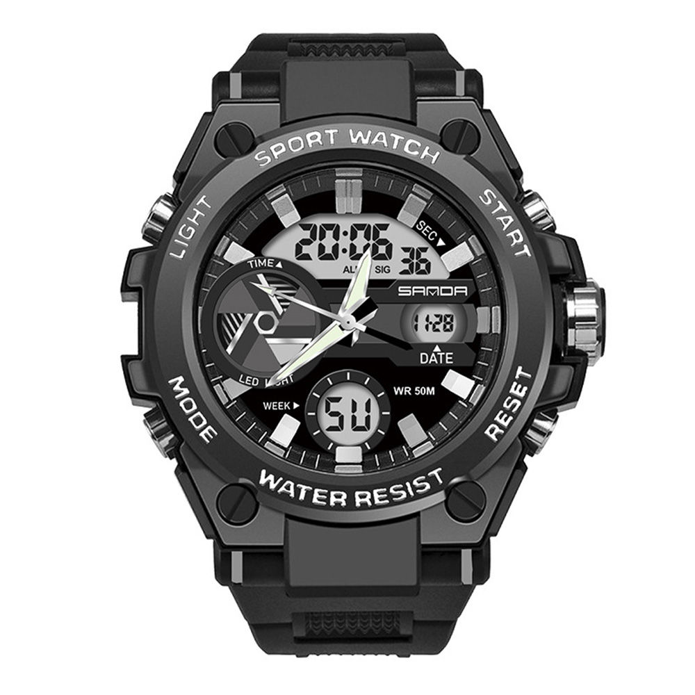 Наручний годинник Sanda 3311 Black-White img-1