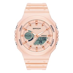 Наручний годинник Sanda 6016 Pink img-1