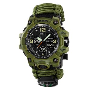Наручний годинник Skmei 1155BNAG Army Green img-1