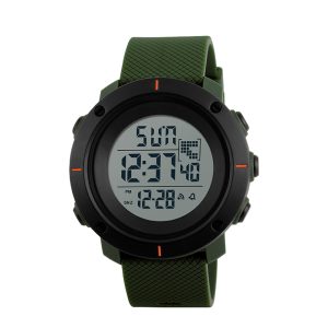 Наручний годинник Skmei 1213AG Black-Military Wristband img-1