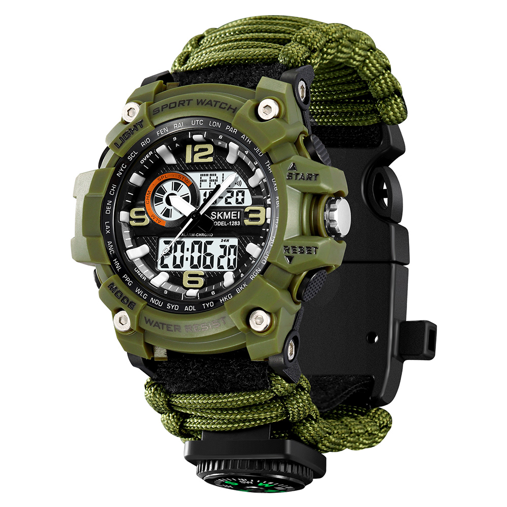 Наручний годинник Skmei 1283NAG Army Green img-1