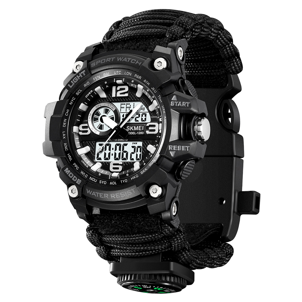 Наручний годинник Skmei 1283NBK Black img-1