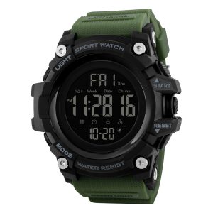 Наручний годинник Skmei 1384 Black-Military Wrisband img-1