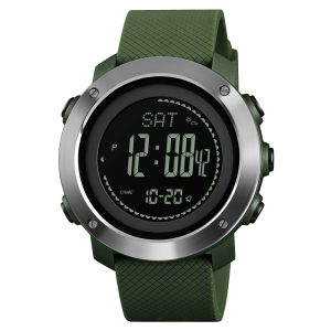 Наручний годинник Skmei 1418AG Army Green + Compass img-1