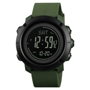 Наручний годинник Skmei 1427AG Army Green + Compass img-1