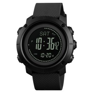 Наручний годинник Skmei 1427BK Black + Compass img-1