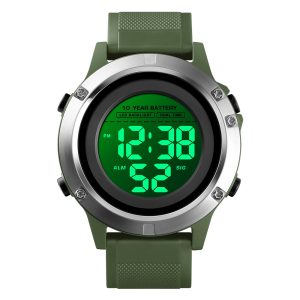 Наручний годинник Skmei 1518 Black-Military Wrisband SALE img-1