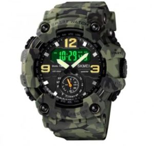 Наручний годинник Skmei 1637CMGN Camo Green. img-1