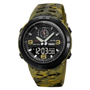 Наручний годинник Skmei 1655CMGNBK Camo Green-Black img-1