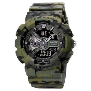 Наручний годинник Skmei 1688 Green-Black Military img-1
