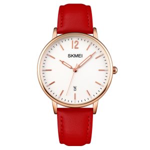 Наручний годинник Skmei 1724RGRD Rose Gold-Red img-1