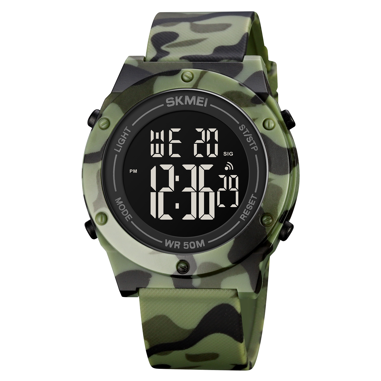 Наручний годинник Skmei 1772CMGNBK Camo Green-Black SALE img-1