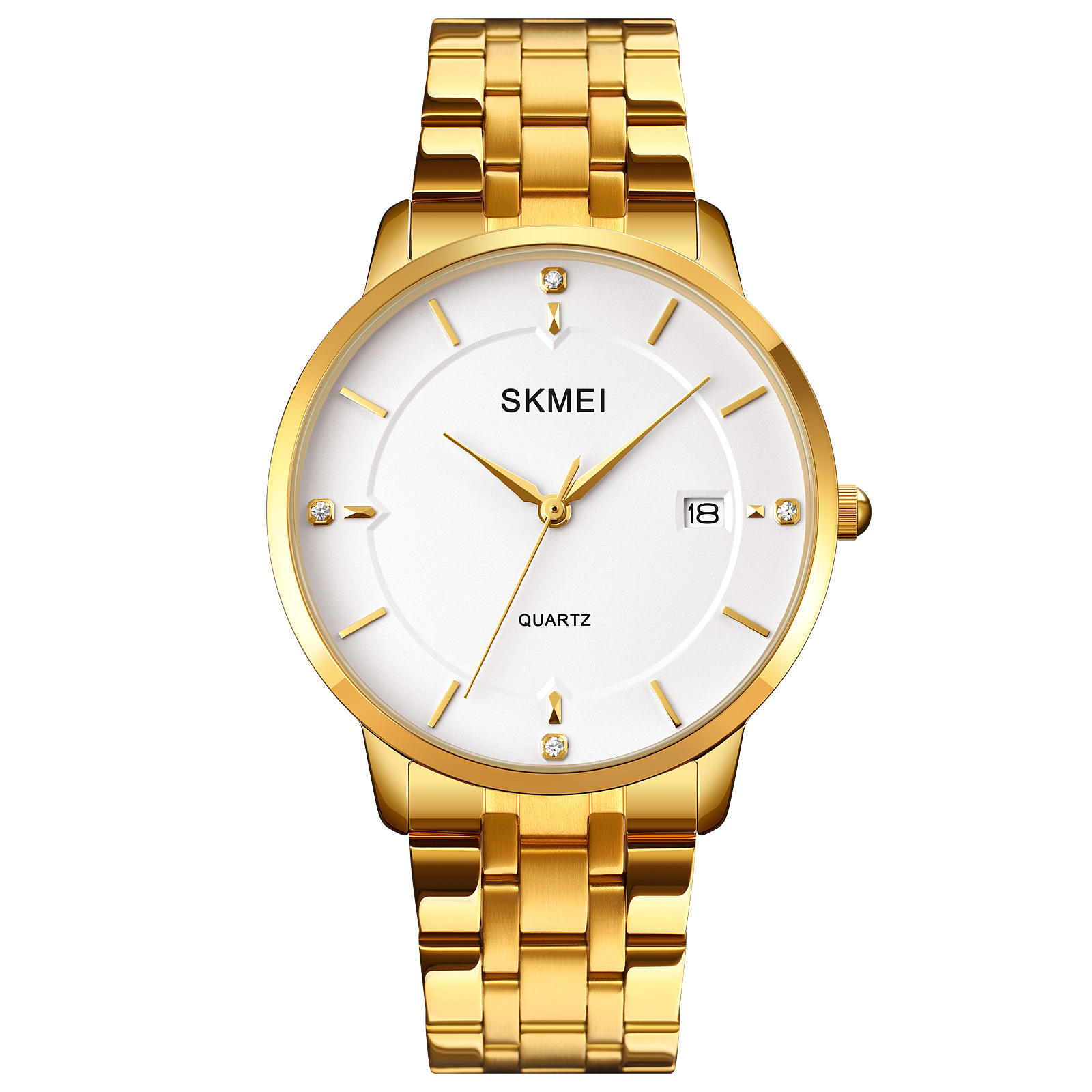 Наручний годинник Skmei 1801SGD Gold Stainless Steel img-1