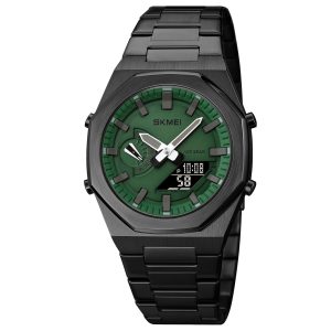 Наручний годинник Skmei 1816BKGNBK Black Green-Black img-1