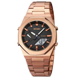 Наручний годинник Skmei 1816RGWT Rose Gold-White SALE img-1