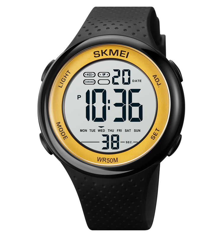 Наручний годинник Skmei 1856BKGD Black-Gold SALE img-1