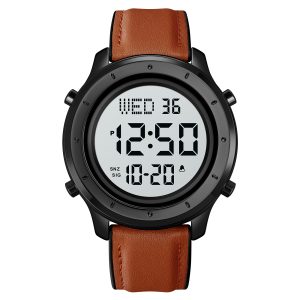 Наручний годинник Skmei 1864LBNWT Brown-White Leather img-1