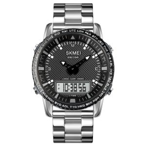 Наручний годинник Skmei 1898SIWT Silver-White SALE img-1