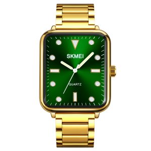 Наручний годинник Skmei 1954GDGN-SP Gold-Green Sun Pattern img-1
