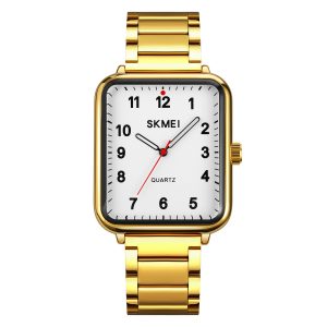 Наручний годинник Skmei 1955GDWT Gold-White img-1