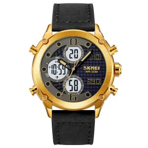 Наручний годинник Skmei 1975LGDWT Lignt Gold-White img-1