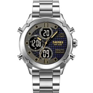 Наручний годинник Skmei 1975SSIBK Silver-Black Steel img-1