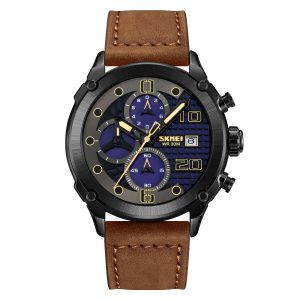 Наручний годинник Skmei 2051BKBN Black-Brown img-1