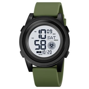 Наручний годинник Skmei 2082AGWT Army Green White SALE img-1