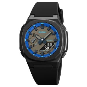 Наручний годинник Skmei 2091BKBUBK Black-Blue-Black SALE img-1