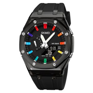 Наручний годинник Skmei 2100BKBK Black-Black SALE img-1