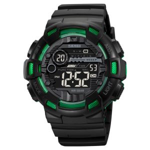 Наручний годинник Skmei 2110BKGN Black-Green SALE img-1