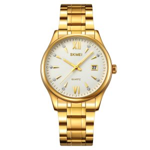 Наручний годинник Skmei 2158GDWT Gold-White img-1