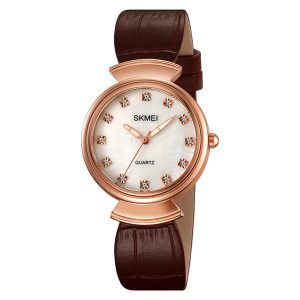 Наручний годинник Skmei 2165RGWTBN Rose Gold-White-Brown img-1