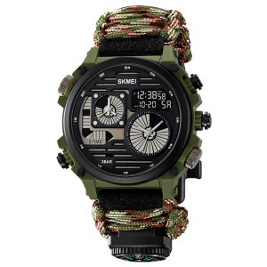 Наручний годинник Skmei 2202NCMGN Camo Green img-1