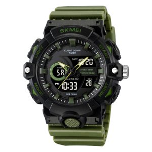 Наручний годинник Skmei 2225AG Army Green img-1
