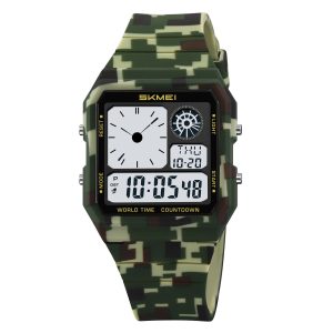 Наручний годинник Skmei 2347CMAG Camo Green img-1