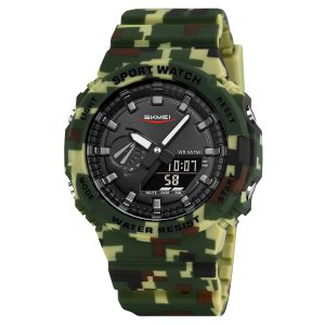 Наручний годинник Skmei 2351CMGN Camo Green img-1