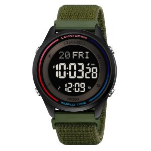 Наручний годинник Skmei 2412NAG Army Green Nylon img-1