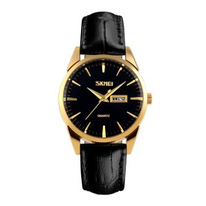 Наручний годинник Skmei 9073GDBK-S Gold-Black lady SALE img-1