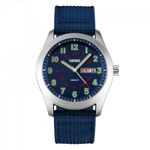Наручний годинник Skmei 9112BU Silver-Blue img-1